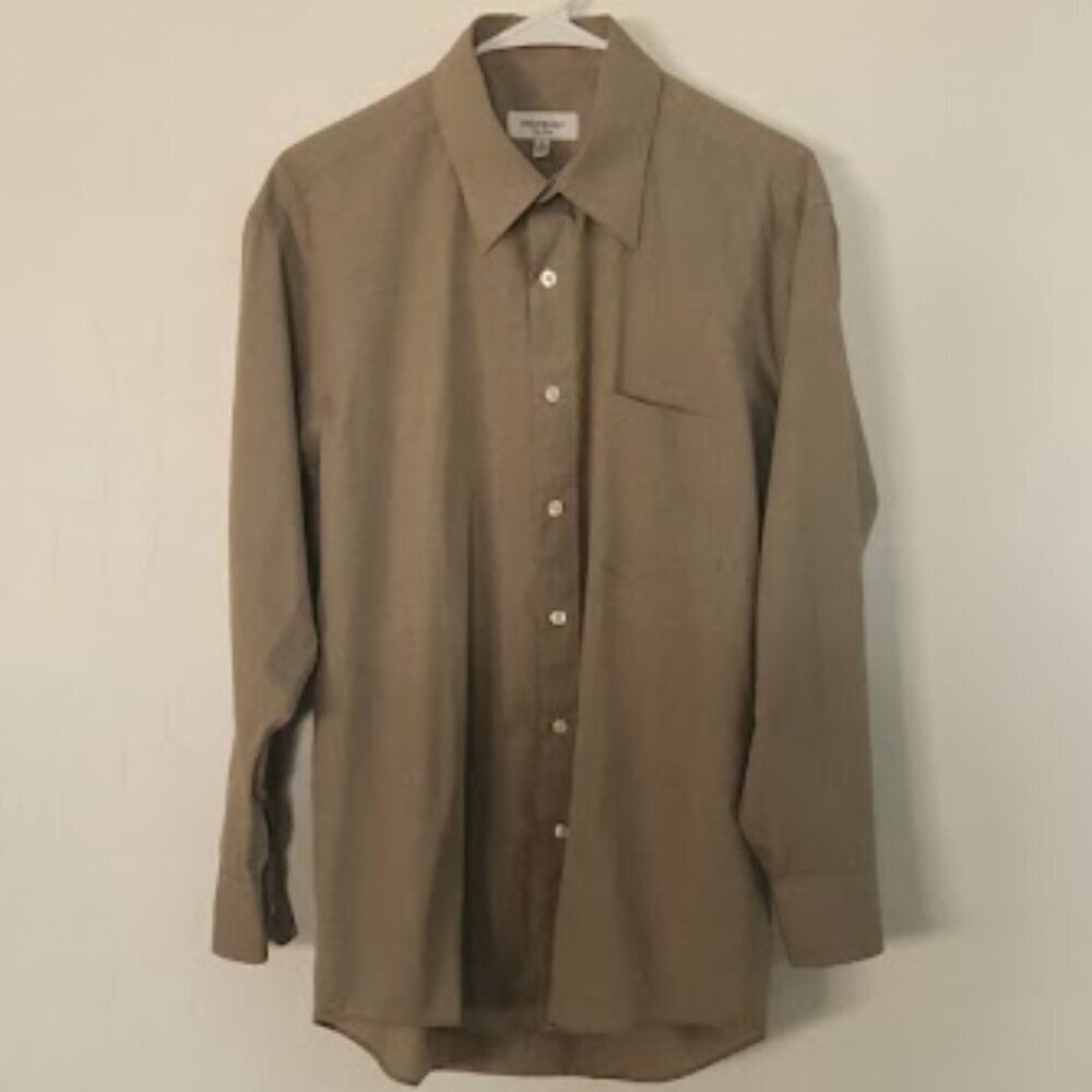 Yves Saint Laurent Men's Long Sleeve Button-down Shirt Size 16